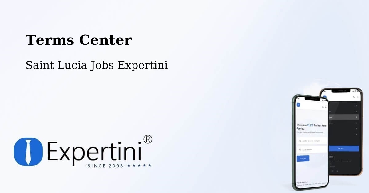 Terms of Service – Dupre - Saint Lucia Jobs Expertini